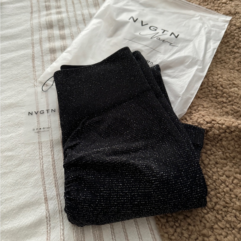Black Shimmery Legging